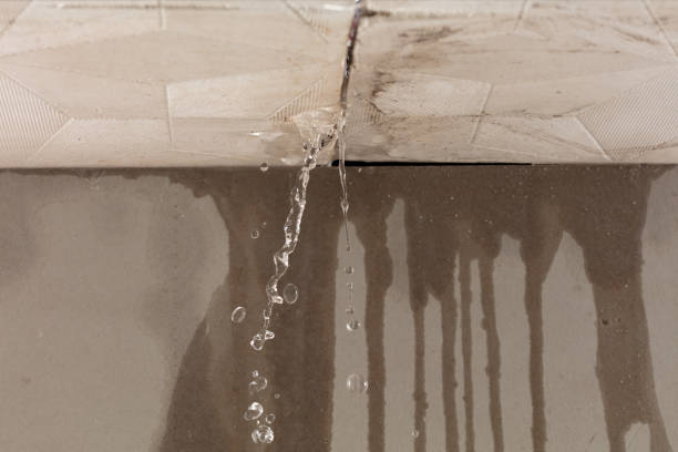 Professional Flood Damage Cleanup technician working in Linwood, PA